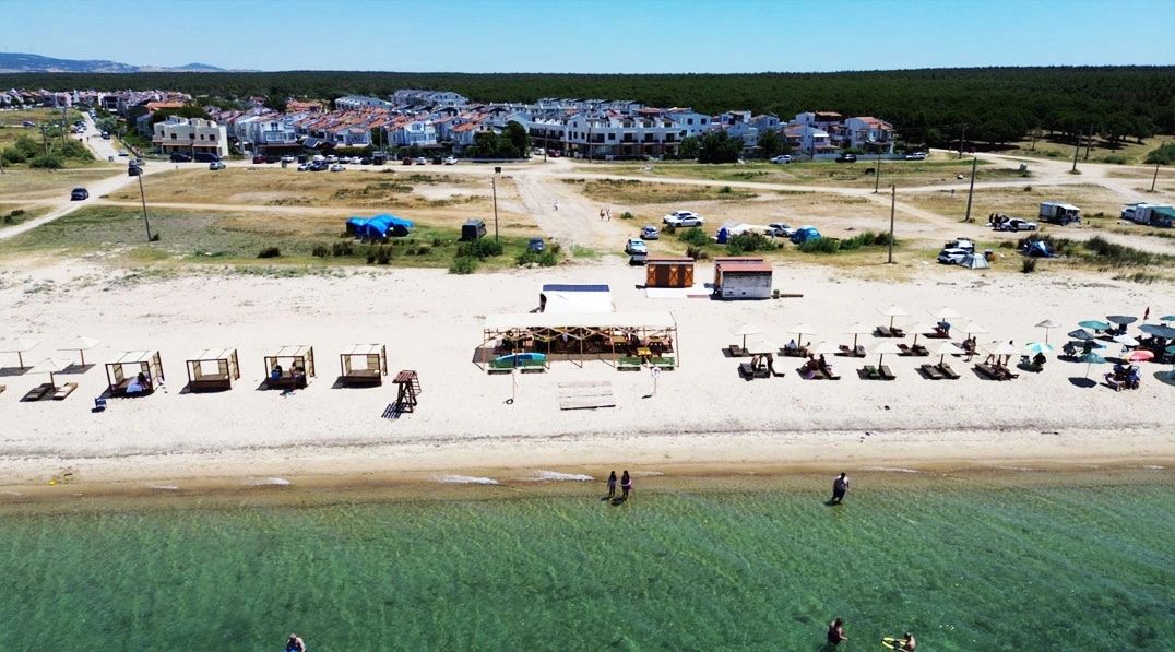 Saros Körfezi Enez Altınkum Plajlar mevkiinde DAMA Beach keyfi ve ayrıcalığı 