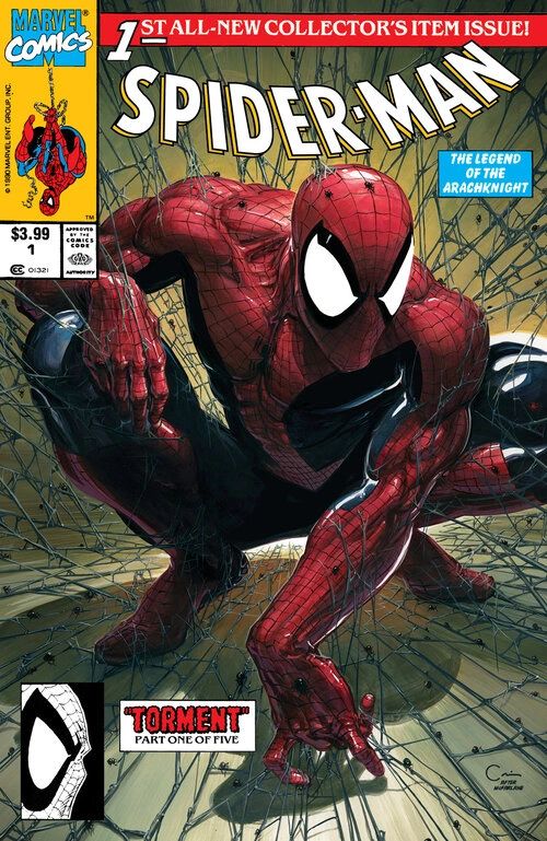 Spider-Man #1 Facsimile Clayton Crain Variant Scorpion Comic