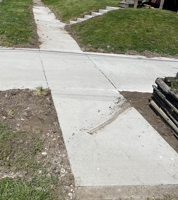 Driveway and sidewalk remodel