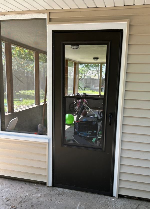 Storm door replacement
