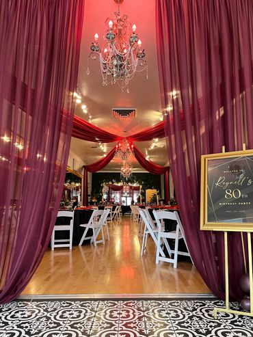 80th Birthday, Birthday Party, Balloon Photo Zone, Party Hall, Event Planner, Torrance Venue