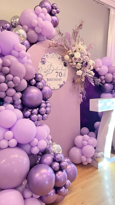 70th Birthday Party, Balloon Photo Zone, Party Hall, Event Planner, Torrance Venue, Small Wedding Ha