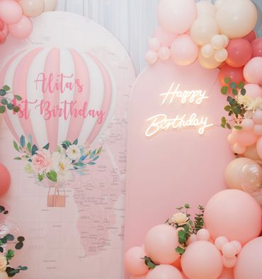 1st Birthday, Balloon Set Up, Party Hall, Event Space In Torrance