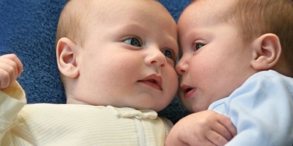 Twin babies