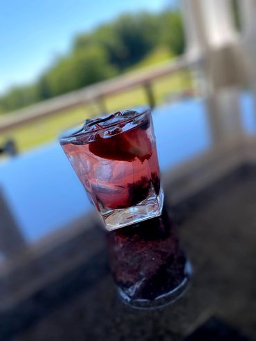 refreshing cocktail handcrafted on a gorgeous summer day