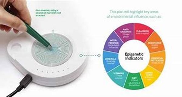 Epigenetic hair testing device for diagnostics