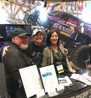 WGAS Motorsports as our WFA booth neighbors 2 years in a row! FUN! 