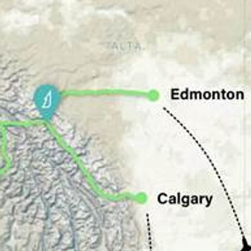 destination directions for mountain biking in alberta canada