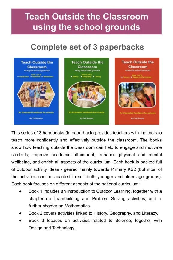 (Paperback) Set of 3 books - Teach Outside the Classroom using the ...