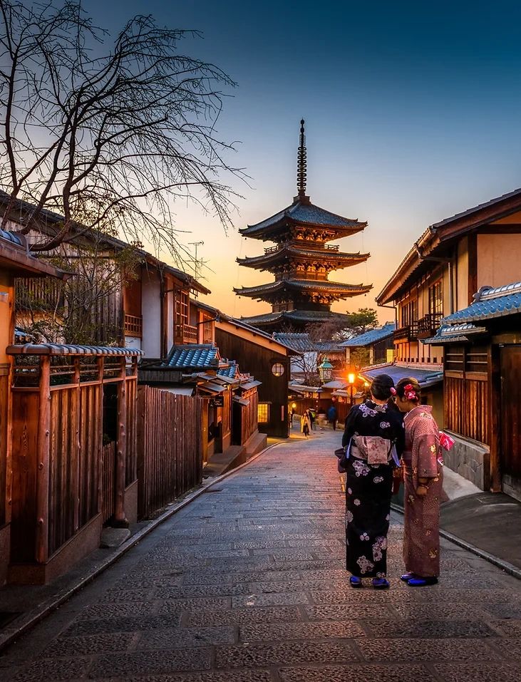 Small Street in Japan