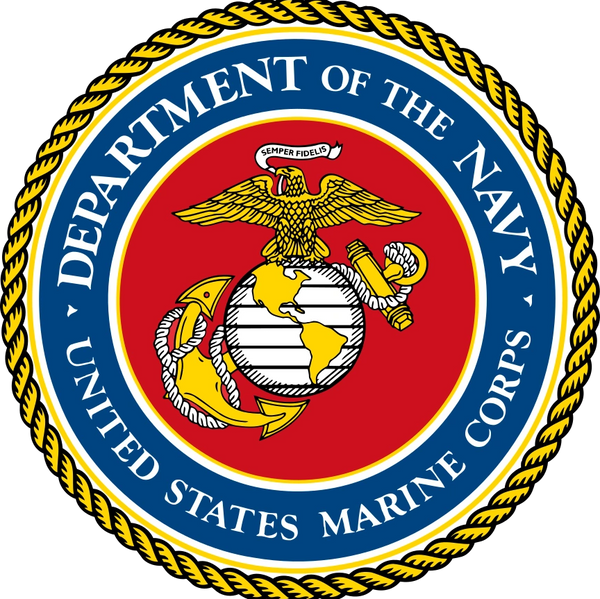 Official emblem of the U.S. Marine Corps, representing honor, service, and veteran-owned leadership.
