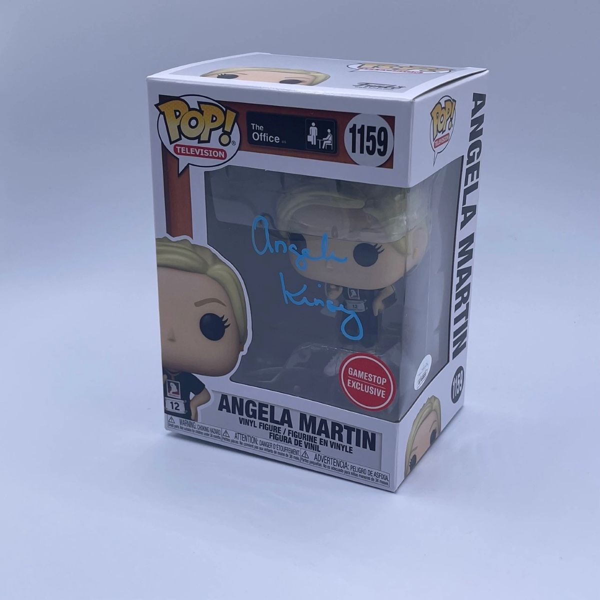 IN-STOCK ANGELA KINSEY AUTOGRAPHED FUNKO POP (ANGELA MARTIN /GAME STOP  EXCLUSIVE) #1159