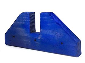 Ellen Hackl Fagan, Seeking the Sound of Cobalt Blue_Chuck, 2020, ink, pigment, acrylic, found wood block
