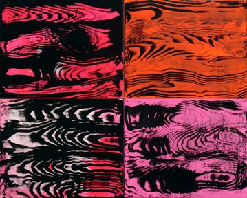 Ellen Hackl Fagan, Wood Grains and Vocals Hot Pink Suite