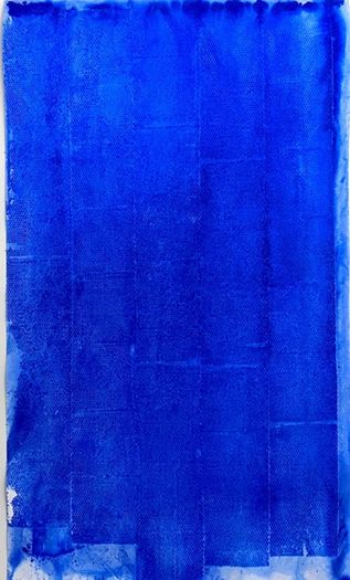 Big Blue, 2020, pigment, acrylic on museum board