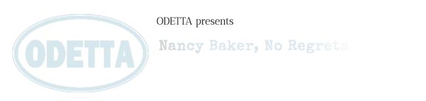 Nancy Baker, No Regrets exhibition at ODETTA