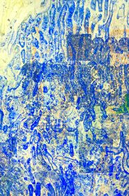Studio floor detail, 2017, ink, acrylic on painted concrete
