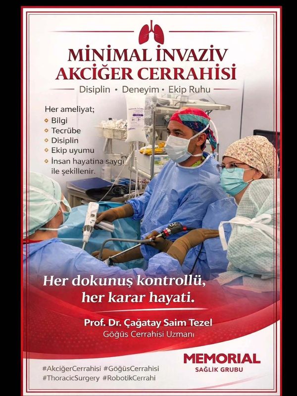 Minimal invasive lung surgery by expert surgeons ensuring safe, disciplined, and respectful care.