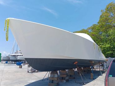 Boat shrinkwrap services.