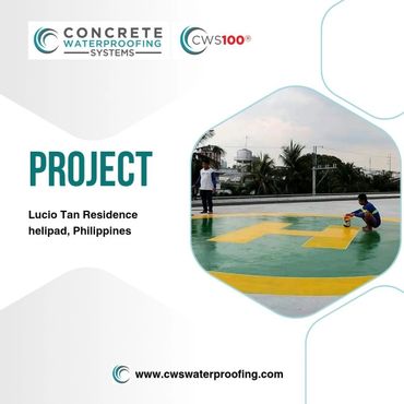 best waterproofing for roof tops & Helipads on roof tops.
