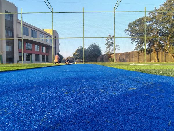 Inlay Cricket pitch and a multisports turf court at Shree 
