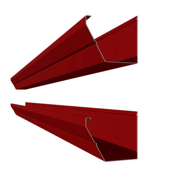 NorthStar Stright-Face Seamless Gutter with Pencil Rib detail