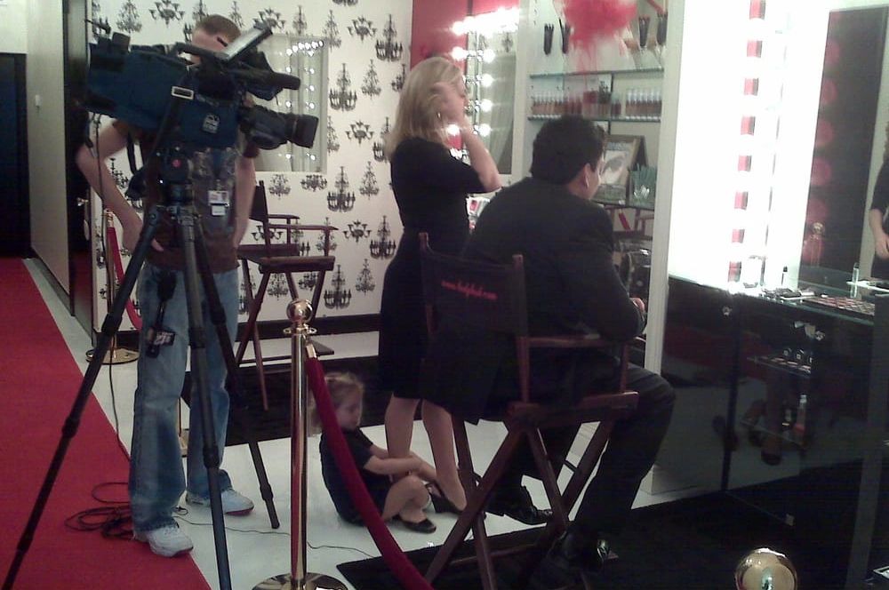 Behind the scenes — salon
