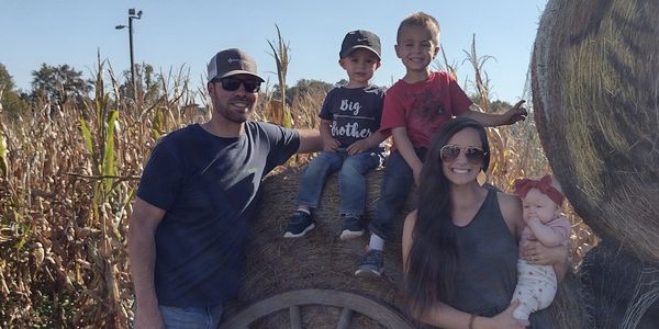 Linamen Family picture - mountain metals-North Carolina