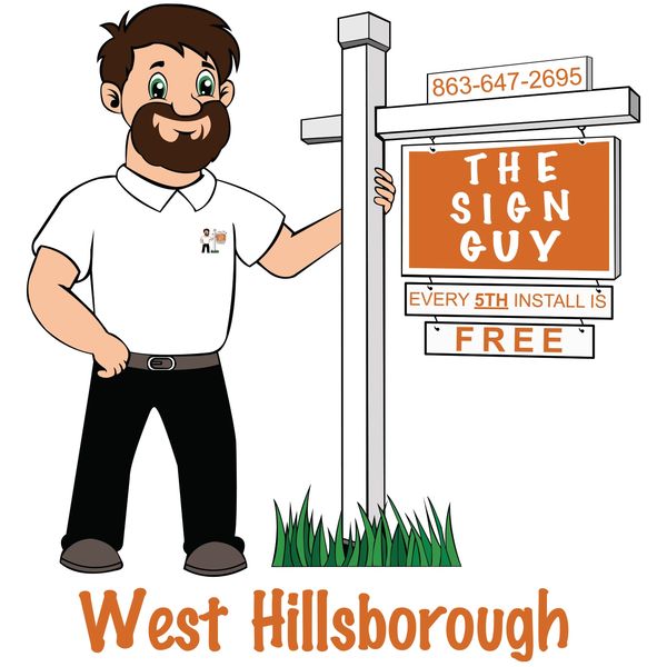 Real Estate Sign Post Installation in Clearwater, Tarpon Springs, Palm Harbor, Hillsborough,Pinellas
