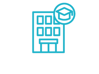 Icon of an educational institution building.