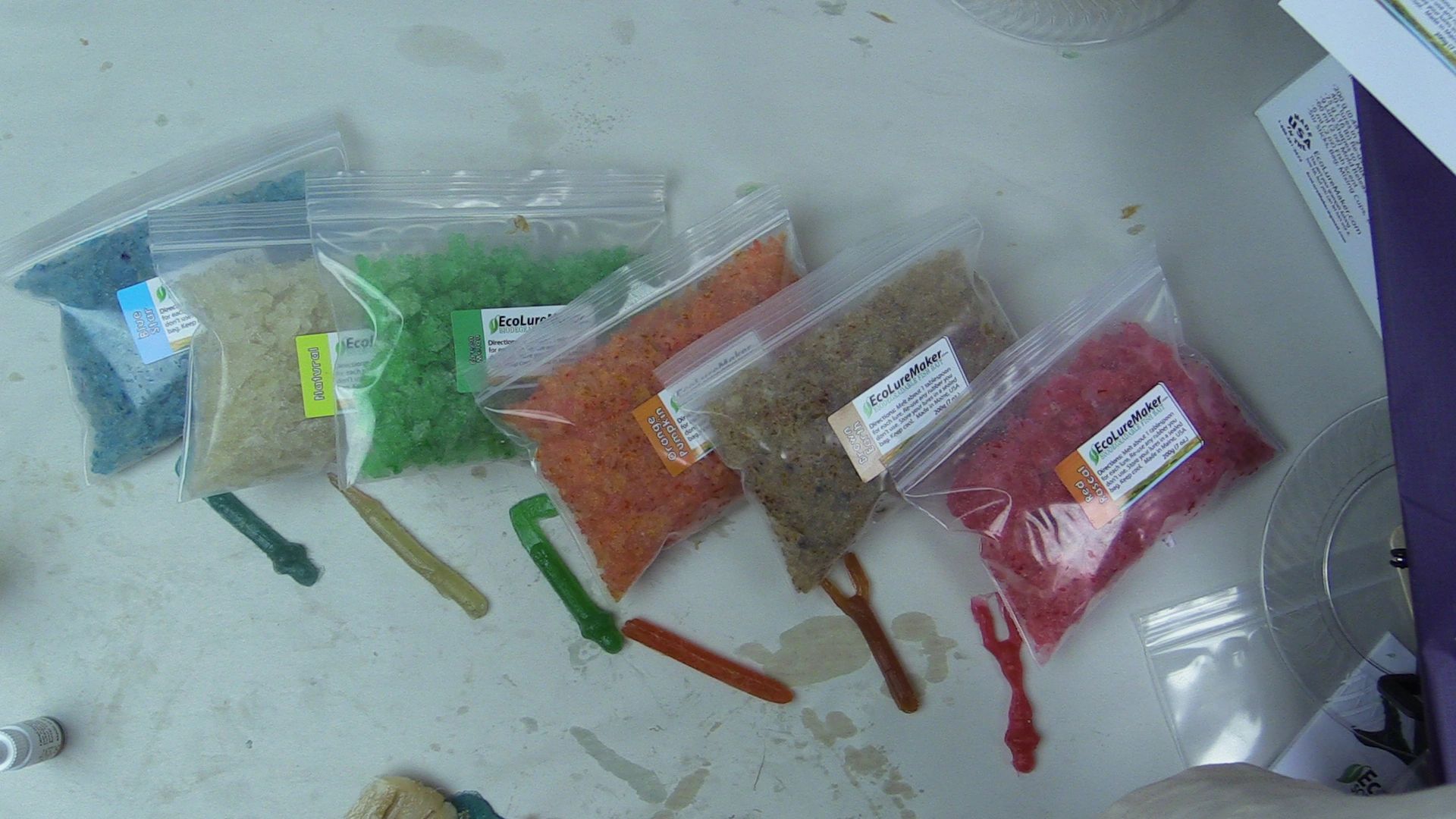 EcoLureMaker Soft Bait Rubber Lures Biodegradable Fish Bait Making