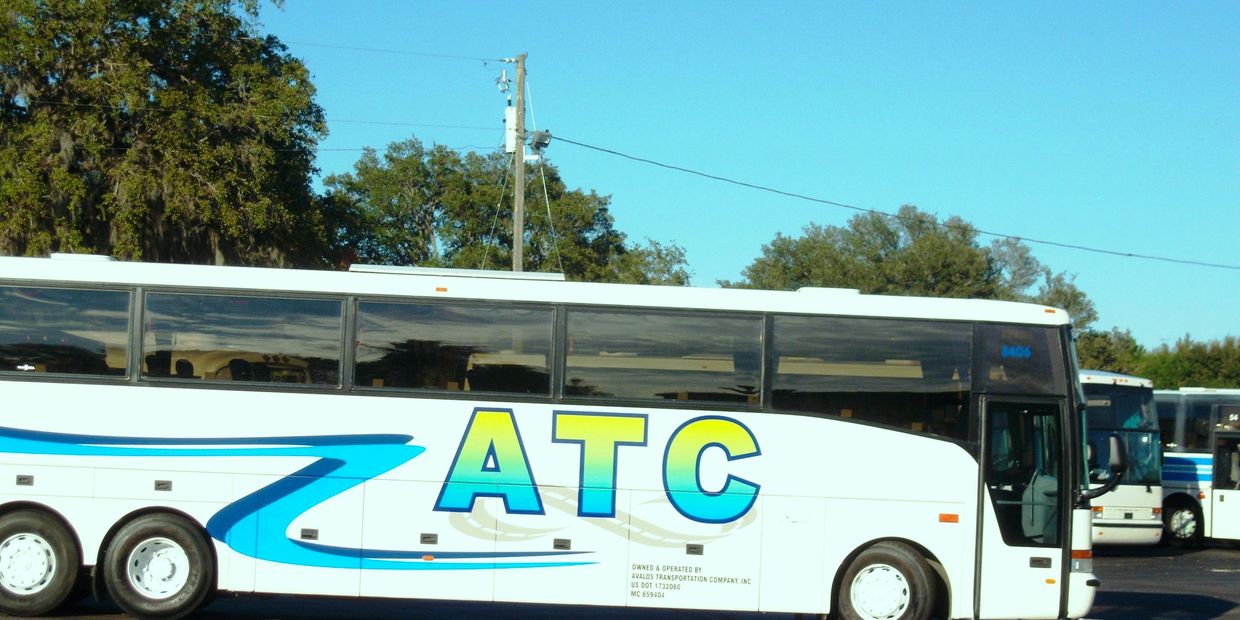 ATC Buses Orlando & Florida. Charter Bus Transportation Company Orlando Coach Bus Rentals in Florida