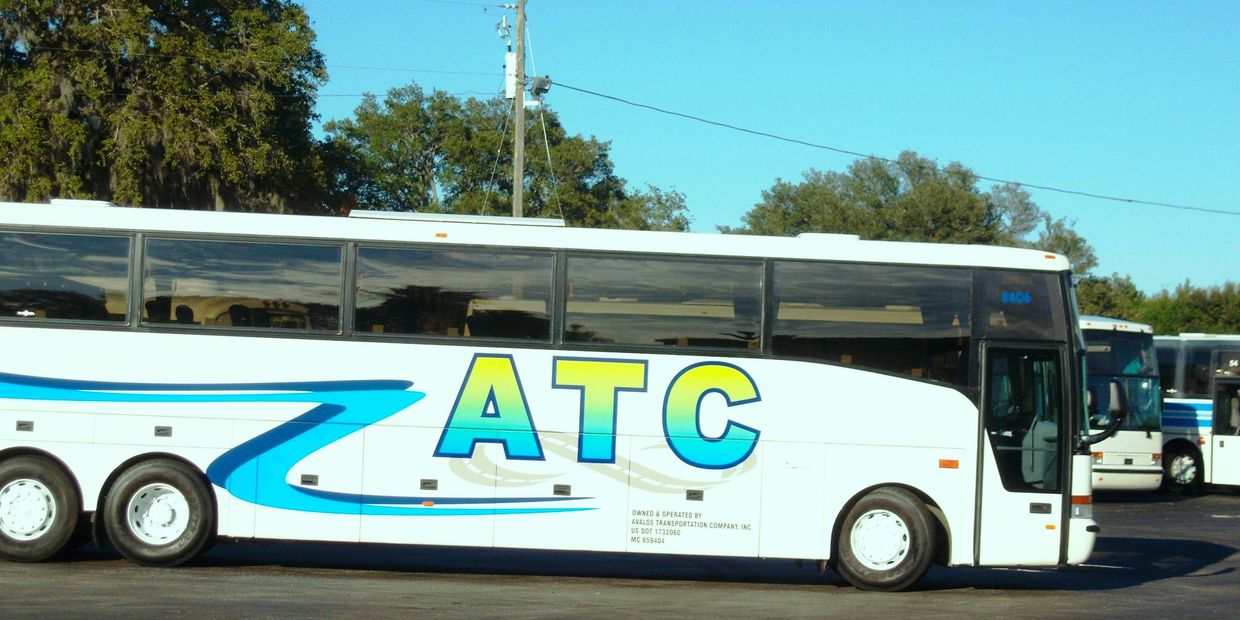 Orlando charter bus rental company ATC Buses Orlando and Florida. Avalos Transportation Company Inc.