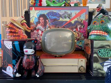 Fine art and mid century modern at a Mercanti estate sale in Concord, California