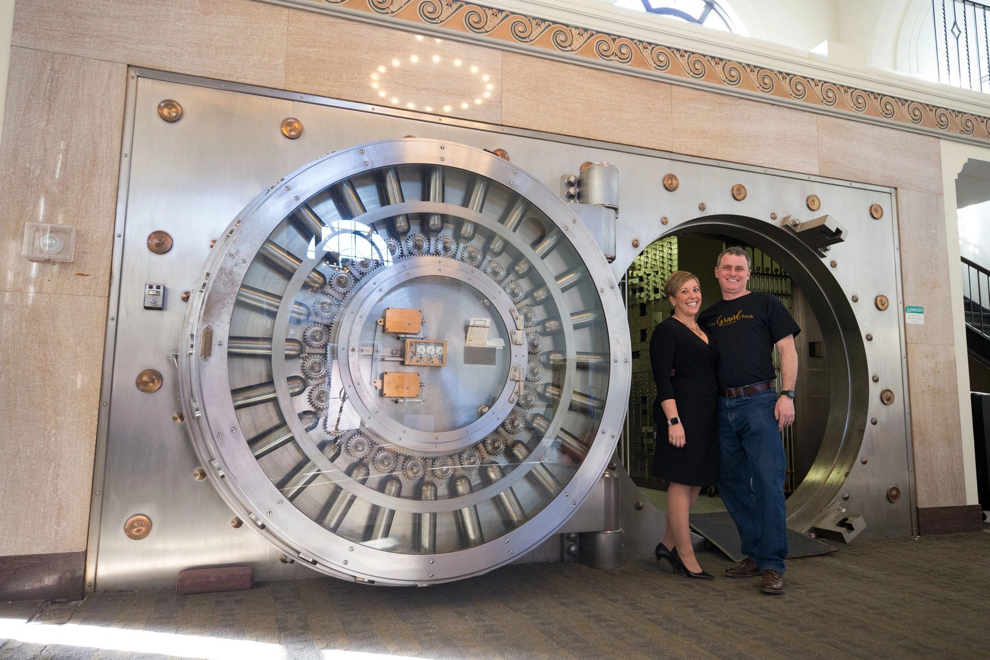 Couple opening wedding venue in former Ashley bank