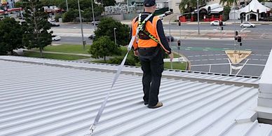 SPA on Standing Seam Metal Roof