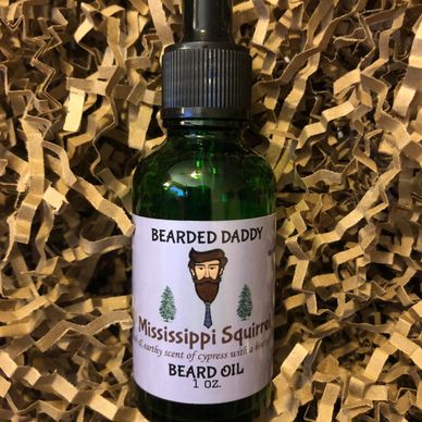 Beard Oil & Beard Butter in a cypress tree evergreen scent