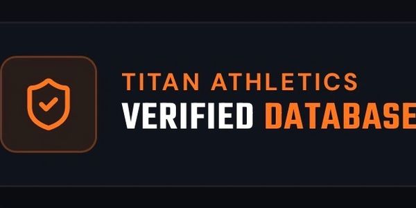 Titan Athletics verified database logo with shield icon.