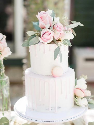 cake for a baby shower floral naked cake wedding cake engagement bridal shower  spring mothers day