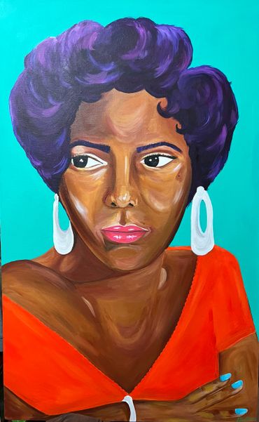"DOTTY POP" ©2024 ERICA PURNELL - ACRYLIC ON CANVAS