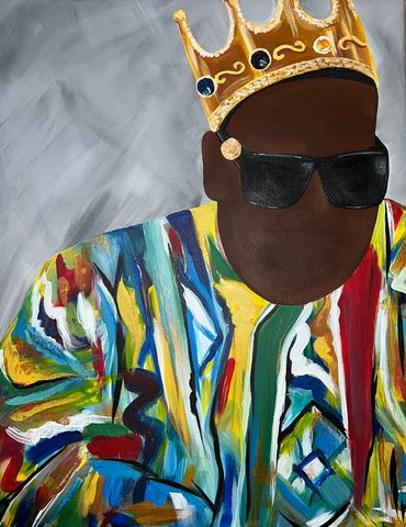 "BK FOREVER" ©2023 ERICA PURNELL - ACRYLIC ON CANVAS