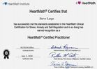 HeartMath Certificate, Joy, Smile, Family, Friends, Love, Passion, No Limit, Persuasion, Charisma