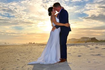 Sunset Wedding in Orange Beach, Alabama