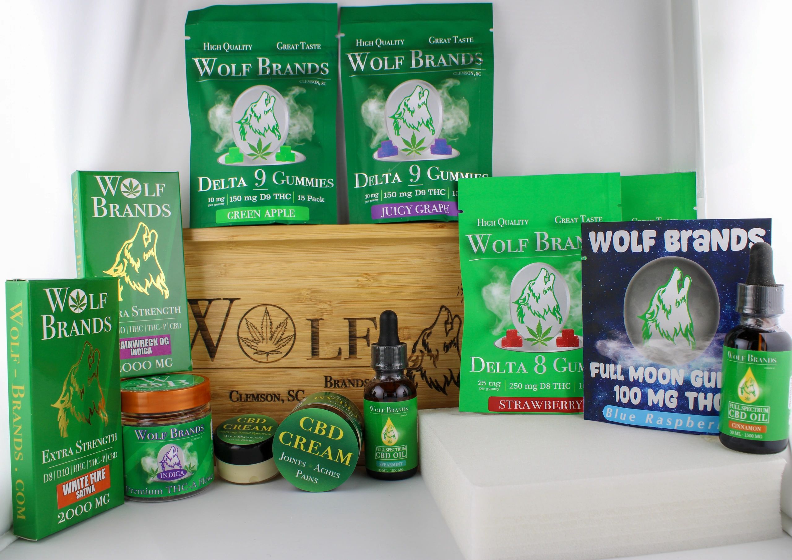 Full Spectrum CBD Oils, CBD Edibles & Flower - Wolf Brands