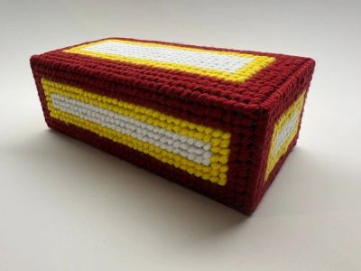 Burgundy Yellow Doorstop