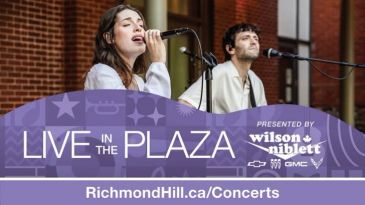 Live concert event in the plaza.
