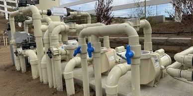 New Pool Equipment pad
