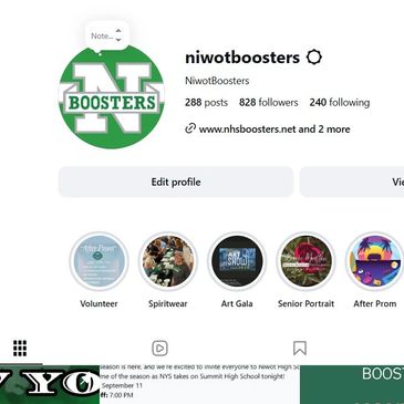 Instagram for NHS Boosters screencap