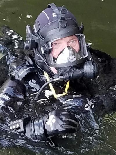 A Diver In His Diving Gear