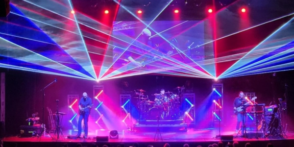 Laser light show production